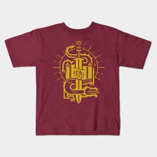 Dragon Slayer - gold Kids T-Shirt